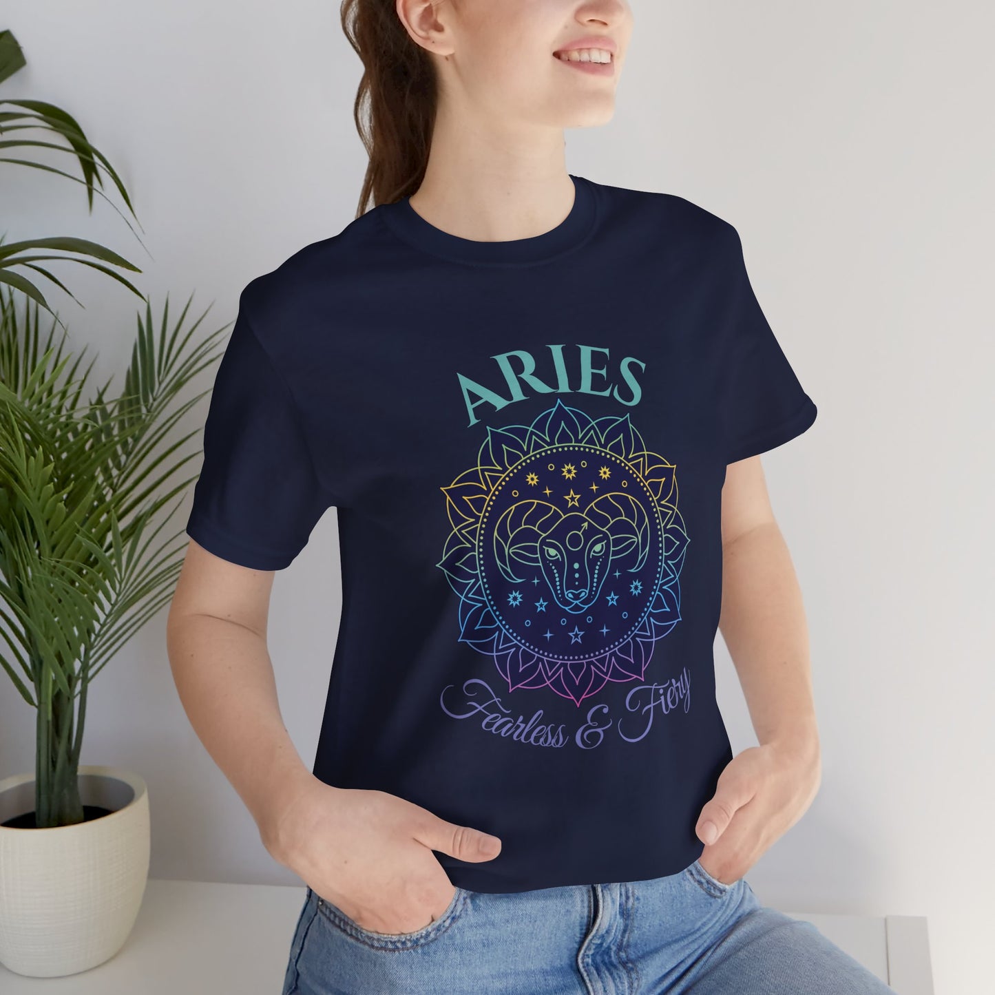 Aries Zodiac Shirt – Fearless & Fiery | Bold Astrology Tee for Aries Lovers