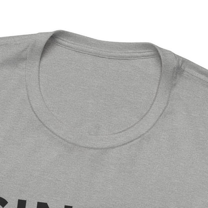 Single, But I Don’t Have to Share My Fries Shirt (Black Text)