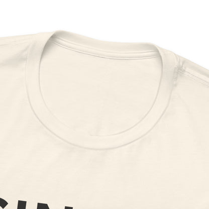 Single, But I Don’t Have to Share My Fries Shirt (Black Text)