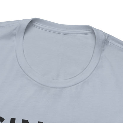 Single, But I Don’t Have to Share My Fries Shirt (Black Text)